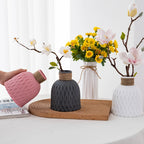1PC Water Ripple Plastic Vase Wave Flower Pot Arrangement Modern Nordic Style Home Living Room Desktop Decoration Ornament