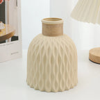 1PC Water Ripple Plastic Vase Wave Flower Pot Arrangement Modern Nordic Style Home Living Room Desktop Decoration Ornament